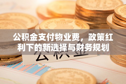 椒江公积金支付物业费，政策红利下的新选择与财务规划