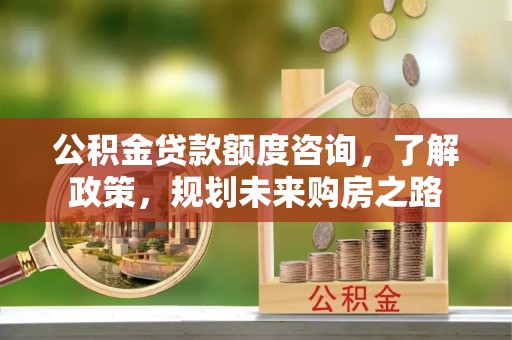 椒江公积金贷款额度咨询，了解政策，规划未来购房之路