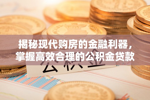 椒江揭秘现代购房的金融利器，掌握高效合理的公积金贷款流程